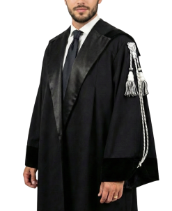 Kit Toga Vittoria Tela Vaticana Pura lana vergine con Ricamo
